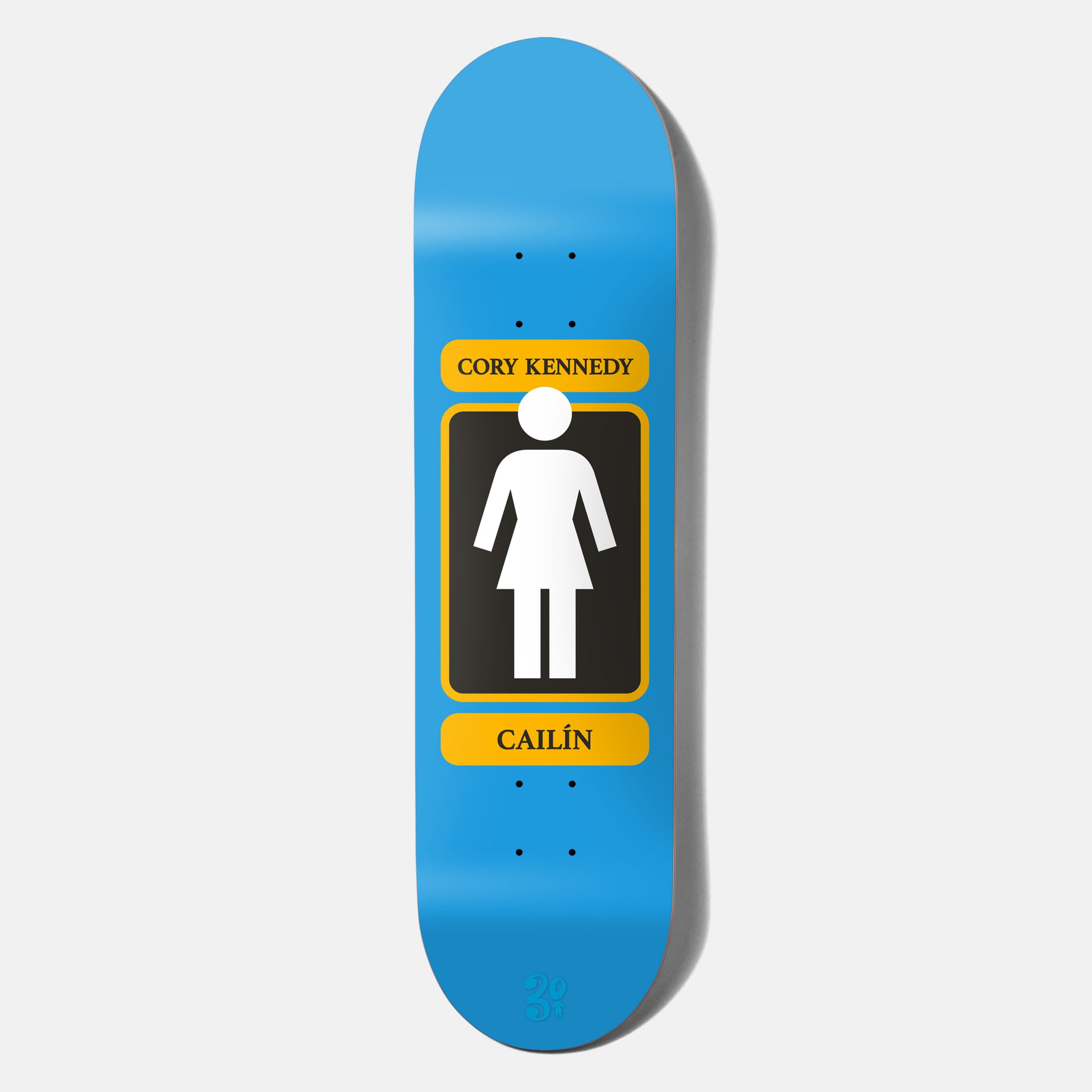Girl Skateboards - 8.5" Cory Kennedy 93 Til Skateboard Deck - Blue