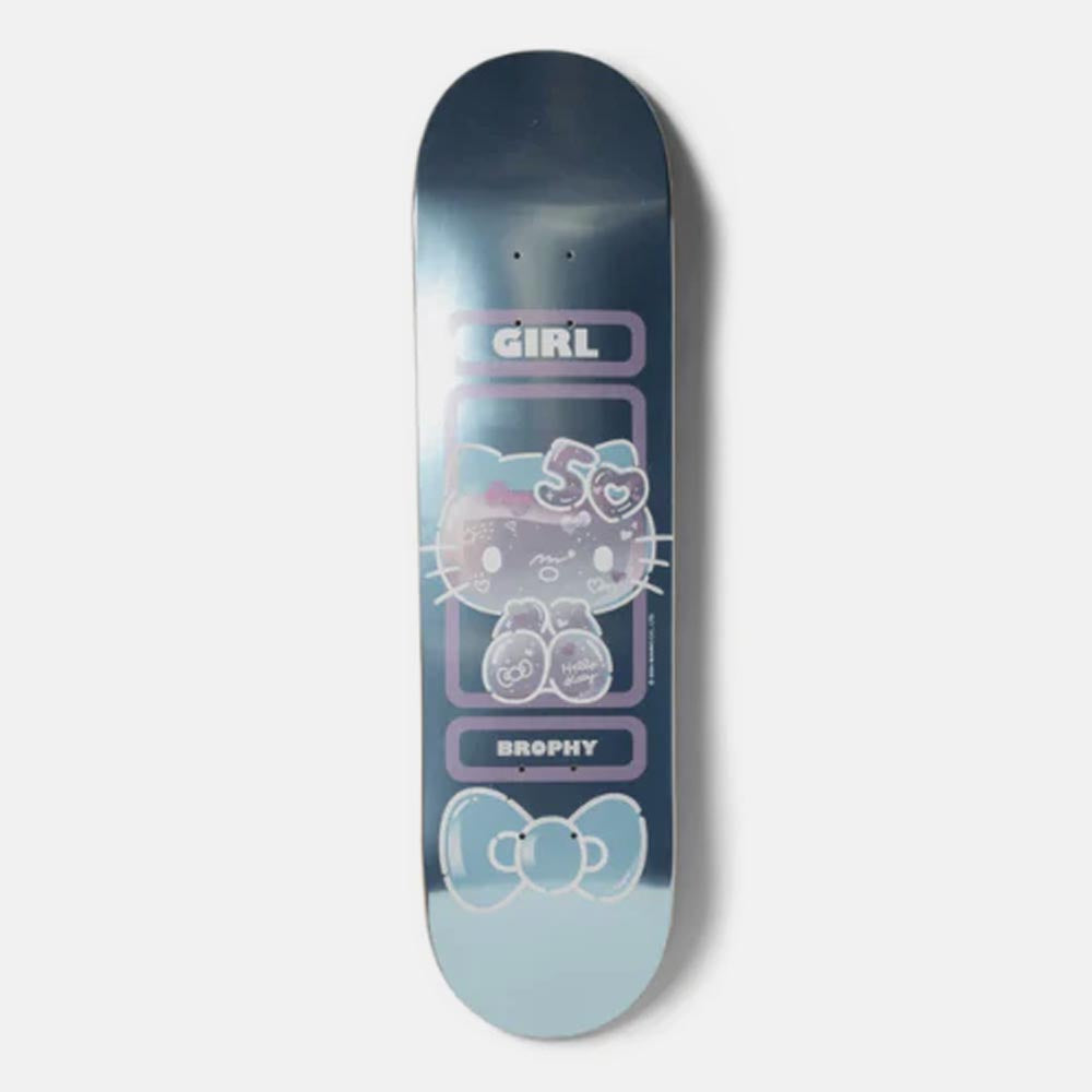 Girl Skateboards - 8.25" Sanrio Brophy Hello Kitty Skateboard Deck - Blue