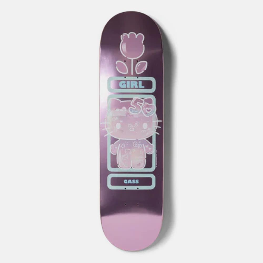 Girl Skateboards - 8.125" Sanrio Gass Hello Kitty Skateboard Deck - Pink