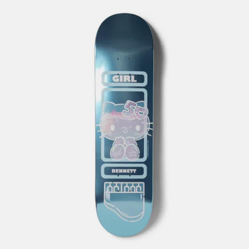 Girl Skateboards - 8.0" Sanrio Bennett Hello Kitty Skateboard Deck - Blue