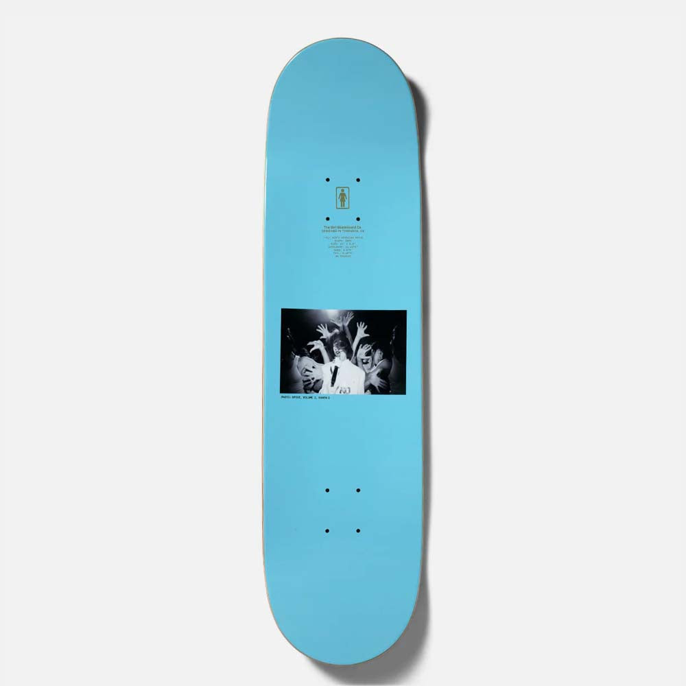 Girl Skateboards - 8.25" Shot By Spike Karen O Skateboard Deck