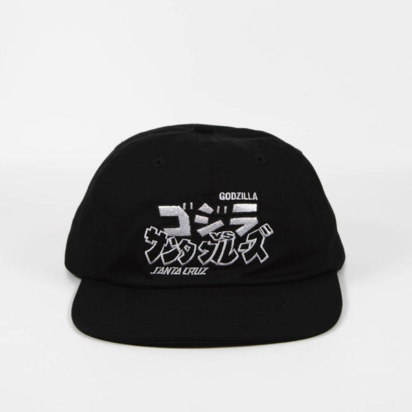 Santa Cruz - Godzilla vs Santa Cruz Snapback Cap - Black