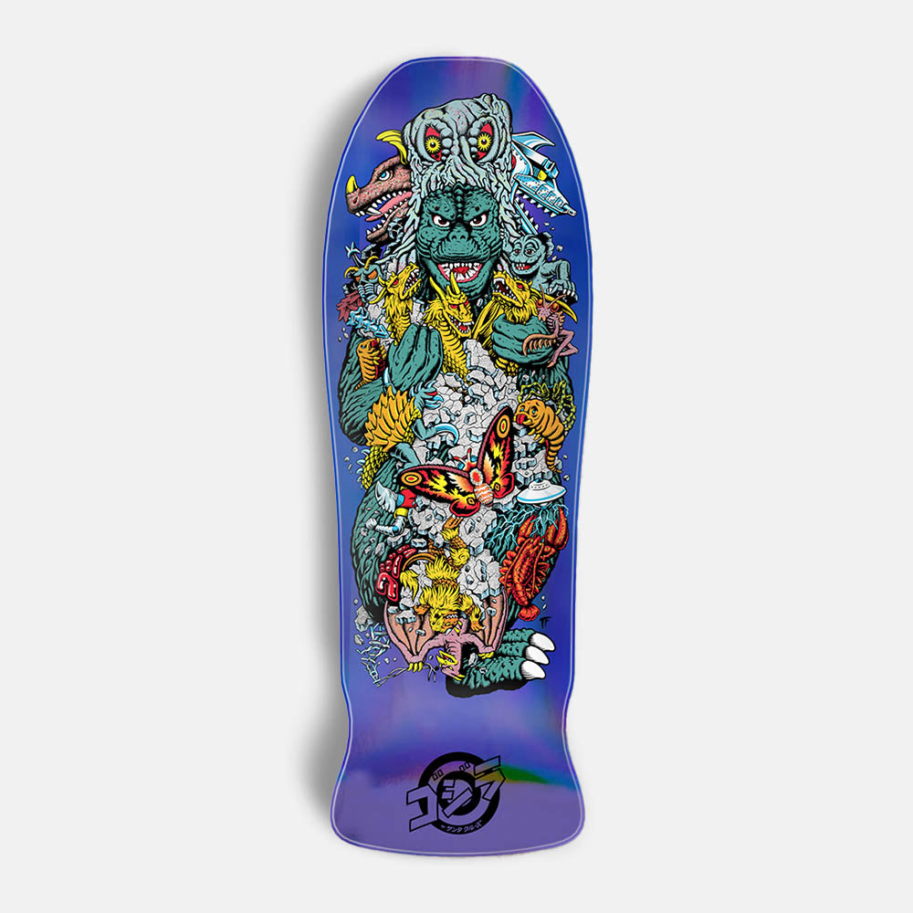 Santa Cruz - 10.125" Godzilla Kaiju Roskopp Skateboard Deck