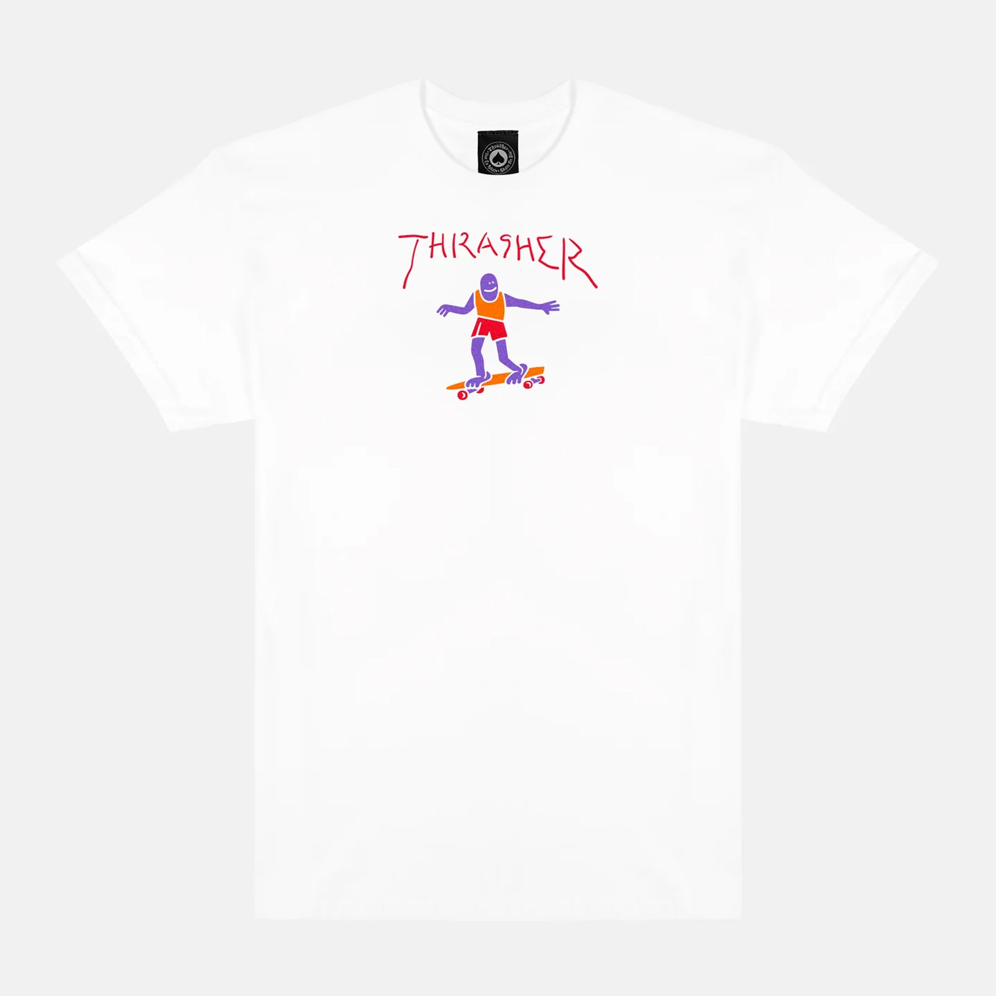 Thrasher Magazine - Gonz Fill Logo T-Shirt - White