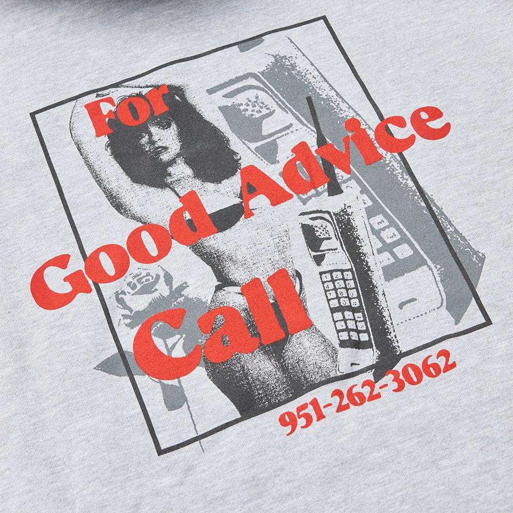 Good Advice - Chat Line Pullover Hooded Sweatshirt - Heather Grey