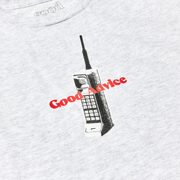 Good Advice - Chat Line T-Shirt - Ash