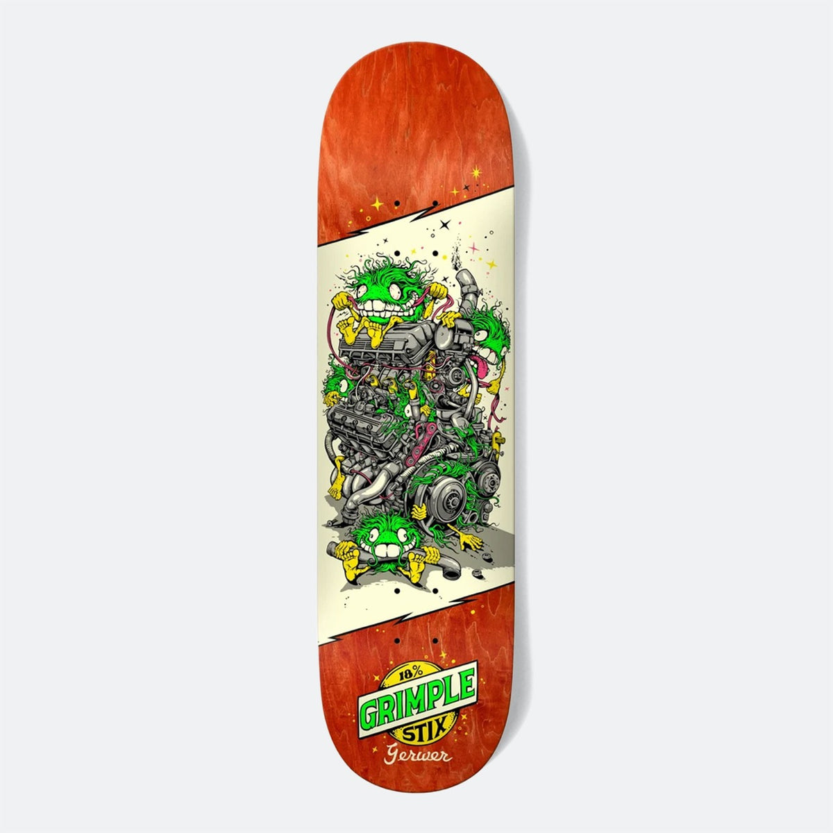 Anti Hero Skateboards - 8.28" Gerwer Grimplestix Revs Deck