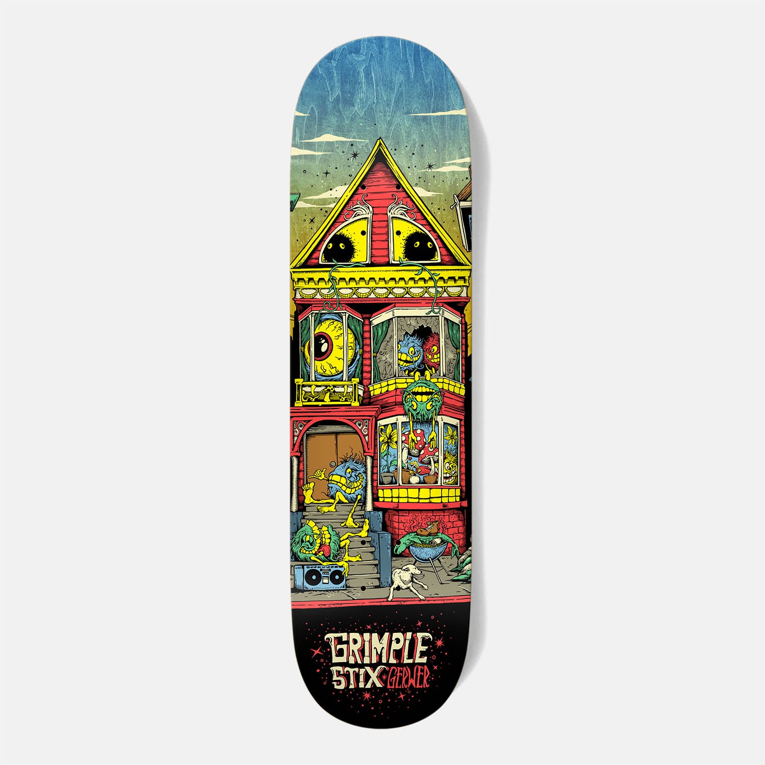 Anti Hero Skateboards - 8.25" Frank Gerwer Grimple Stix Victorians Skateboard Deck