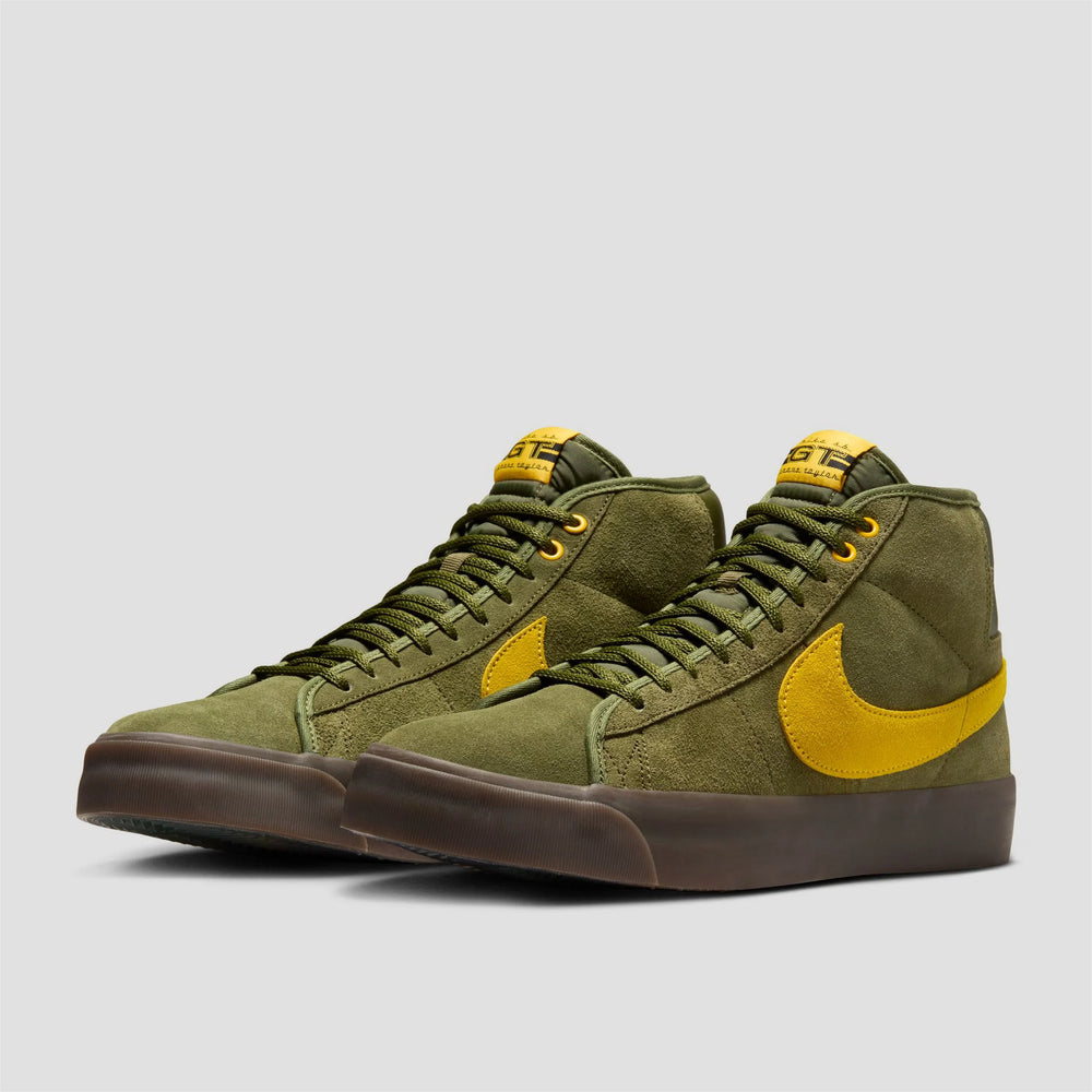 Nike SB - Anti Hero Blazer Mid Shoes - Rough Green / Amarillo