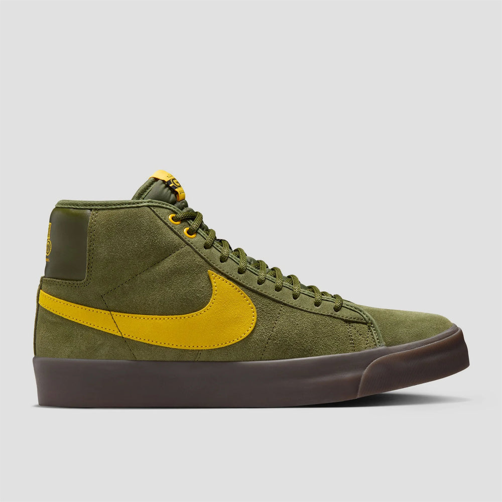 Nike SB - Anti Hero Blazer Mid Shoes - Rough Green / Amarillo