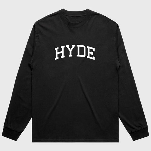 Welcome Skate Store - HYDE Longsleeve T-Shirt - Black / White
