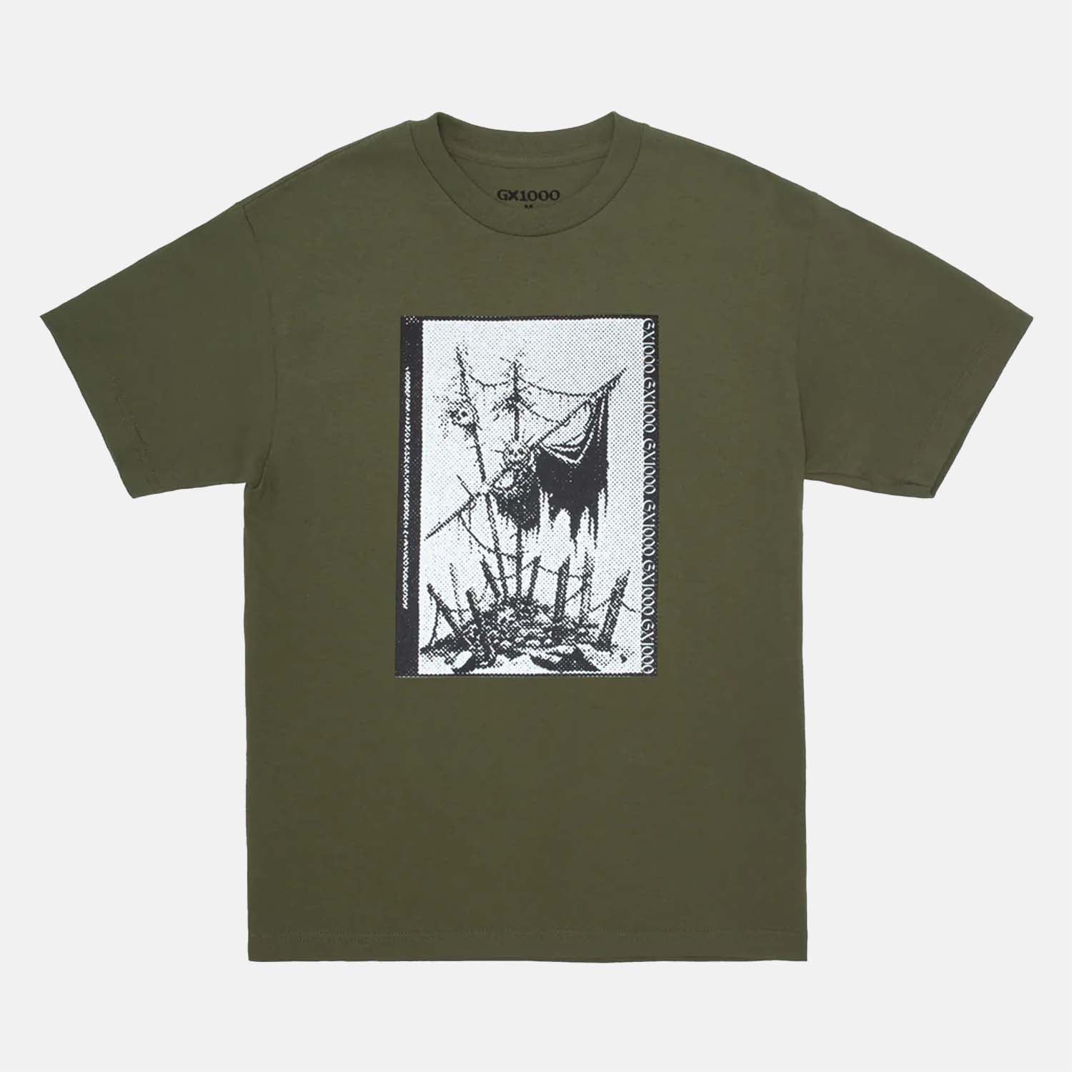 GX1000 - Hamburger Lady T-Shirt - Military Green