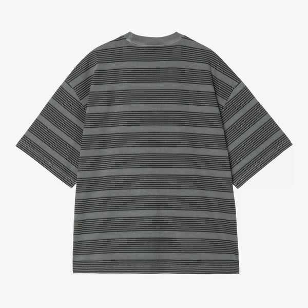 Carhartt WIP - Hanson Stripe T-Shirt - Kale Green Garment Dyed
