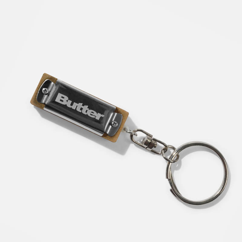 Butter Goods - Harmonica Keychain - Silver