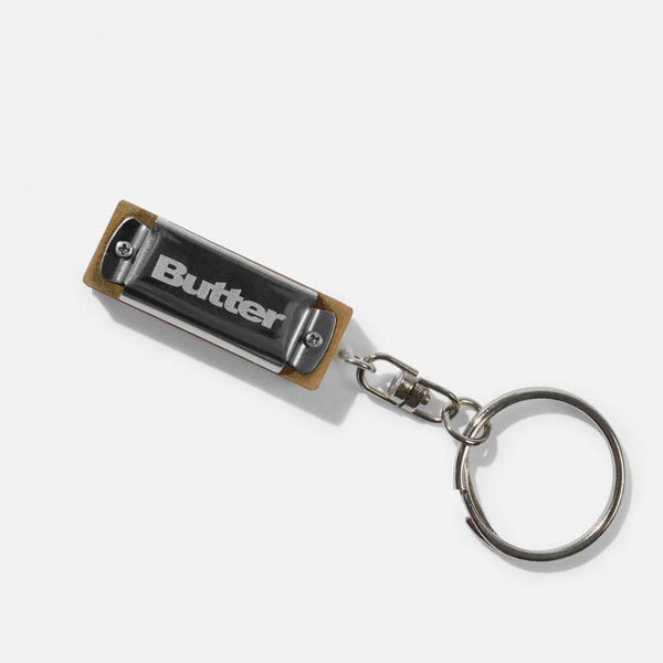 Butter Goods - Harmonica Keychain - Silver