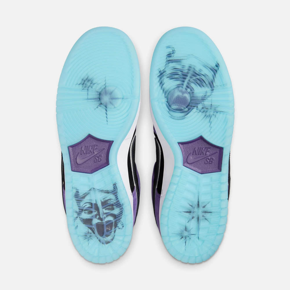 Nike SB - Hayley Wilson Dunk Low Pro Shoes - Court Purple / Black - White - Lagoon Pulse