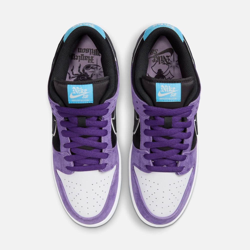 Nike SB - Hayley Wilson Dunk Low Pro Shoes - Court Purple / Black - White - Lagoon Pulse
