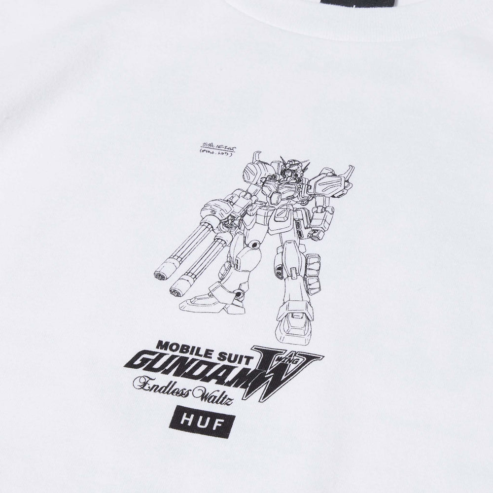 Huf - Gundam Wing Heavy Arms Schematics T-Shirt - White – Welcome Skate ...