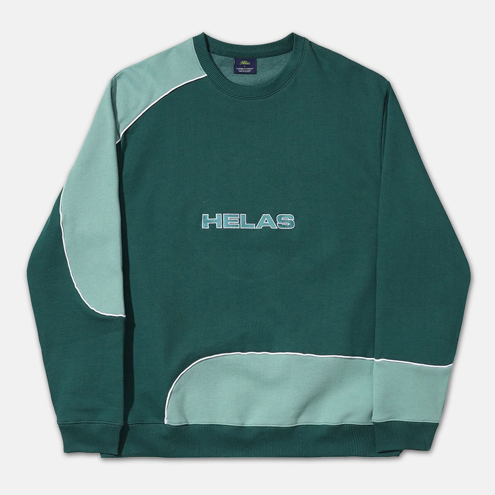 Helas - Round Crewneck Sweatshirt - Petrol Blue