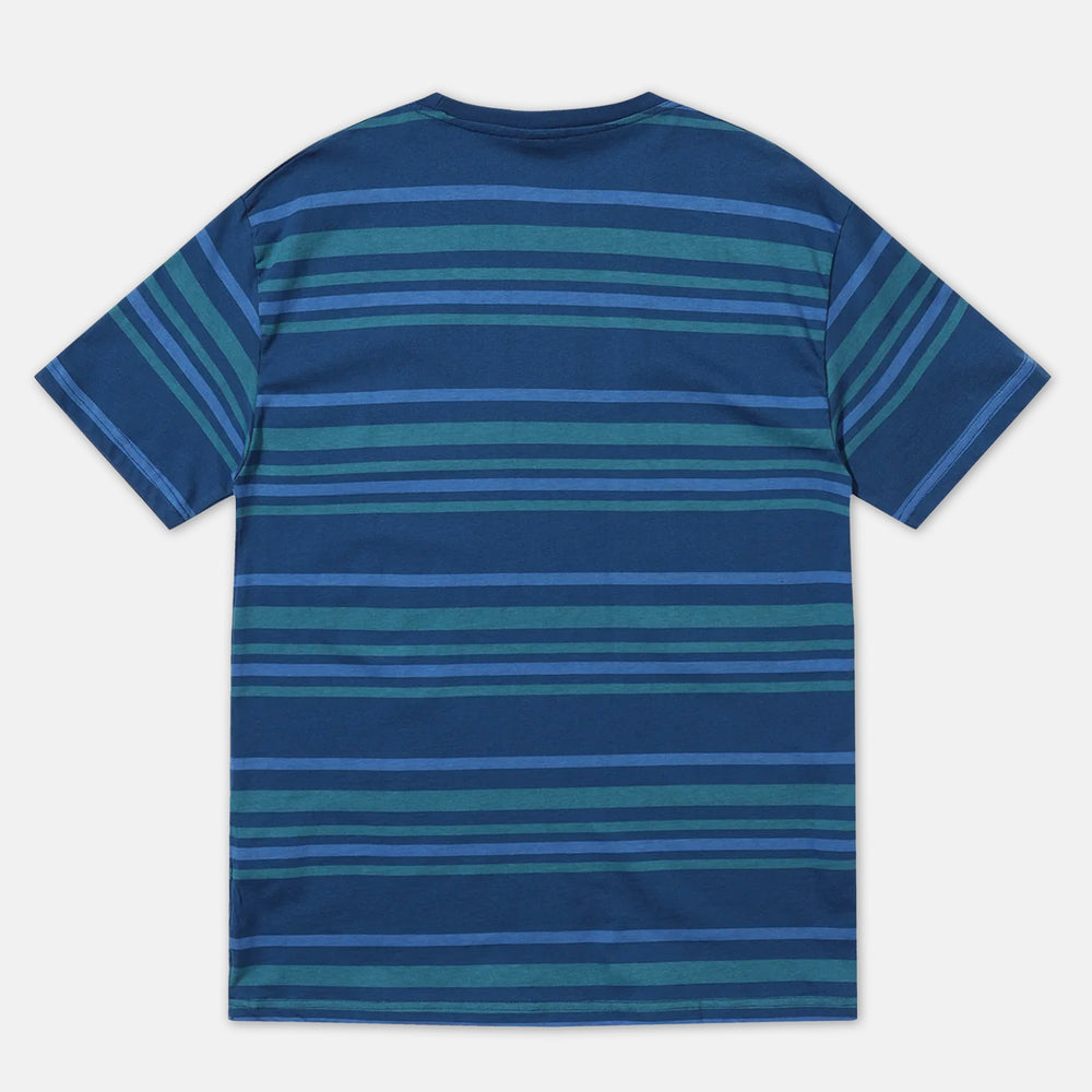 Helas - Bandes T-Shirt - Teal Blue