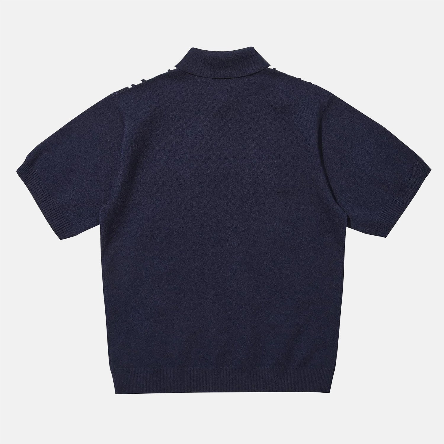 Helas - Bronx Short Sleeve Knit Zip Polo - Navy