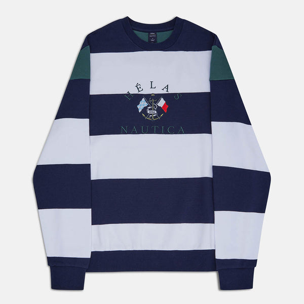 Helas - Nautica Crewneck Sweatshirt - Navy / White