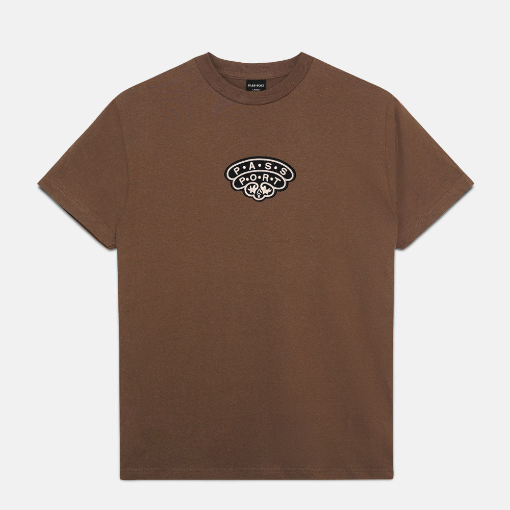 Pass Port Skateboards - Heirloom T-Shirt - Chocolate