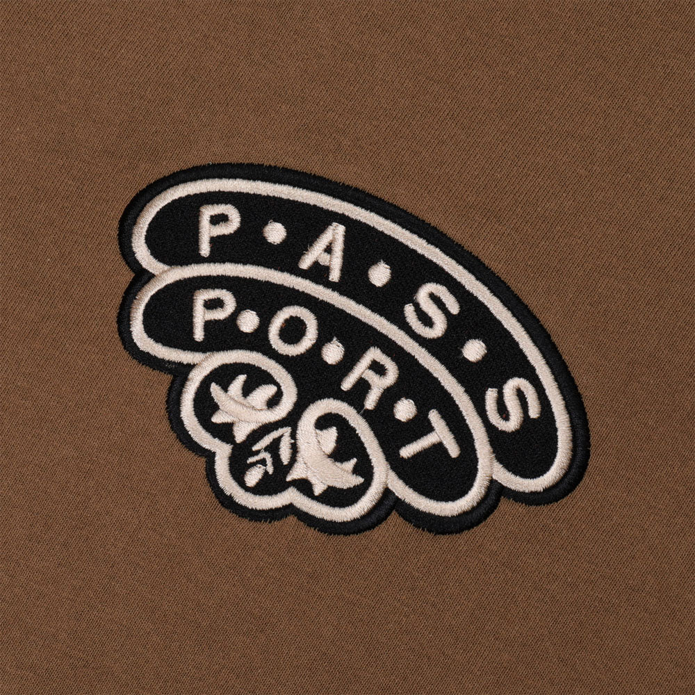 Pass Port Skateboards - Heirloom T-Shirt - Chocolate