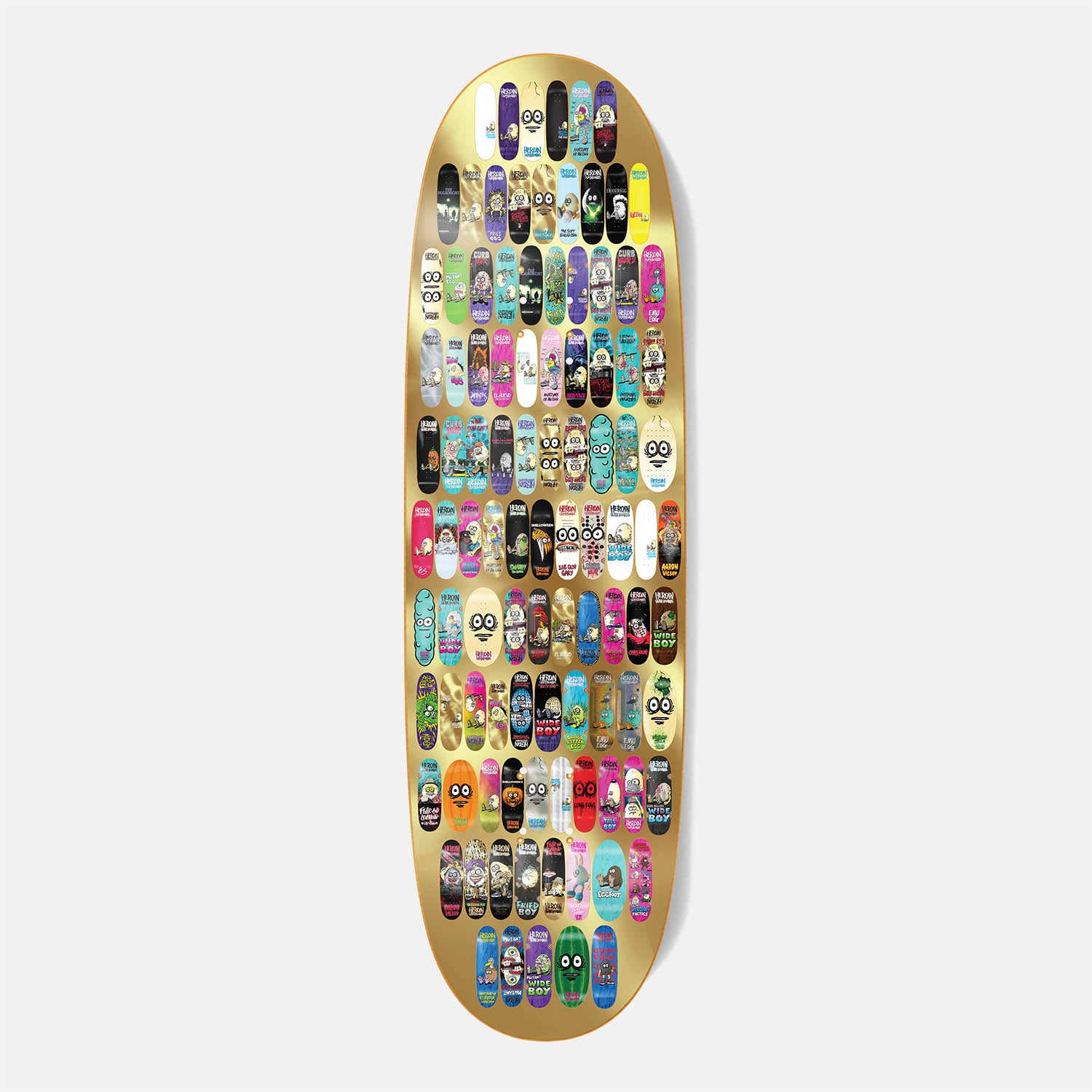 Heroin Skateboards - 9.125" 100th Egg Skateboard Deck