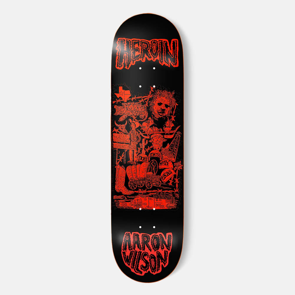 Heroin Skateboards - 8.75" Aaron Wilson Allegory Of Fear Skateboard Deck
