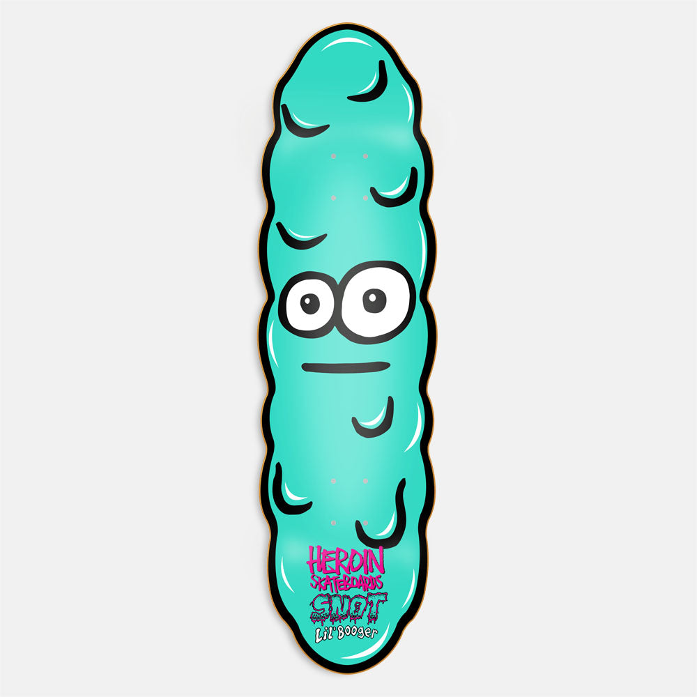 Heroin Skateboards - 8.5" Lil Booger Snot Egg Skateboard Deck