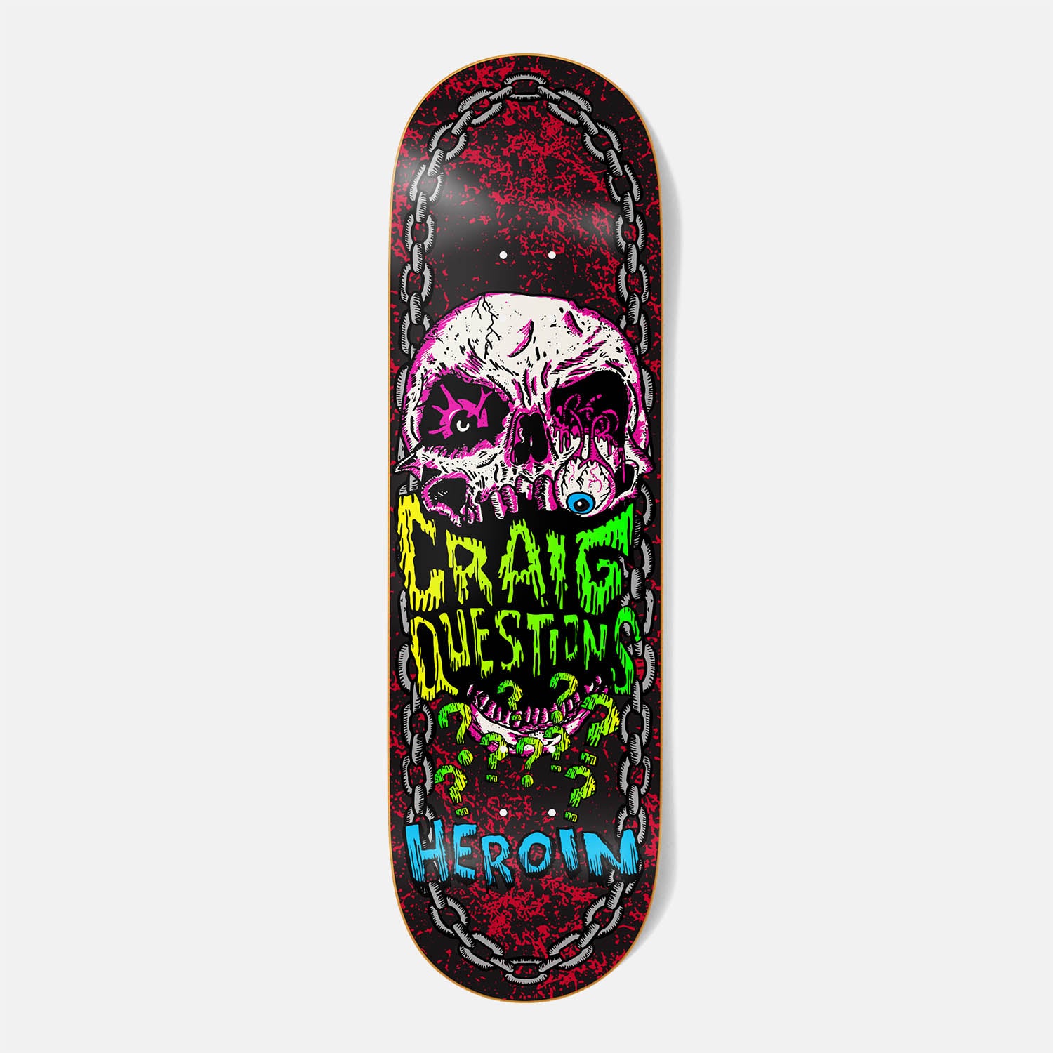 Heroin Skateboards - 9.25" Craig Questions Knock Off Skateboard Deck