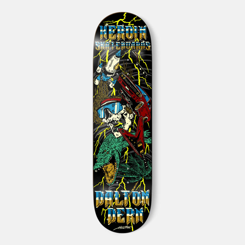 Heroin Skateboards - 8.5" Dalton Dern Hurricane Skateboard Deck