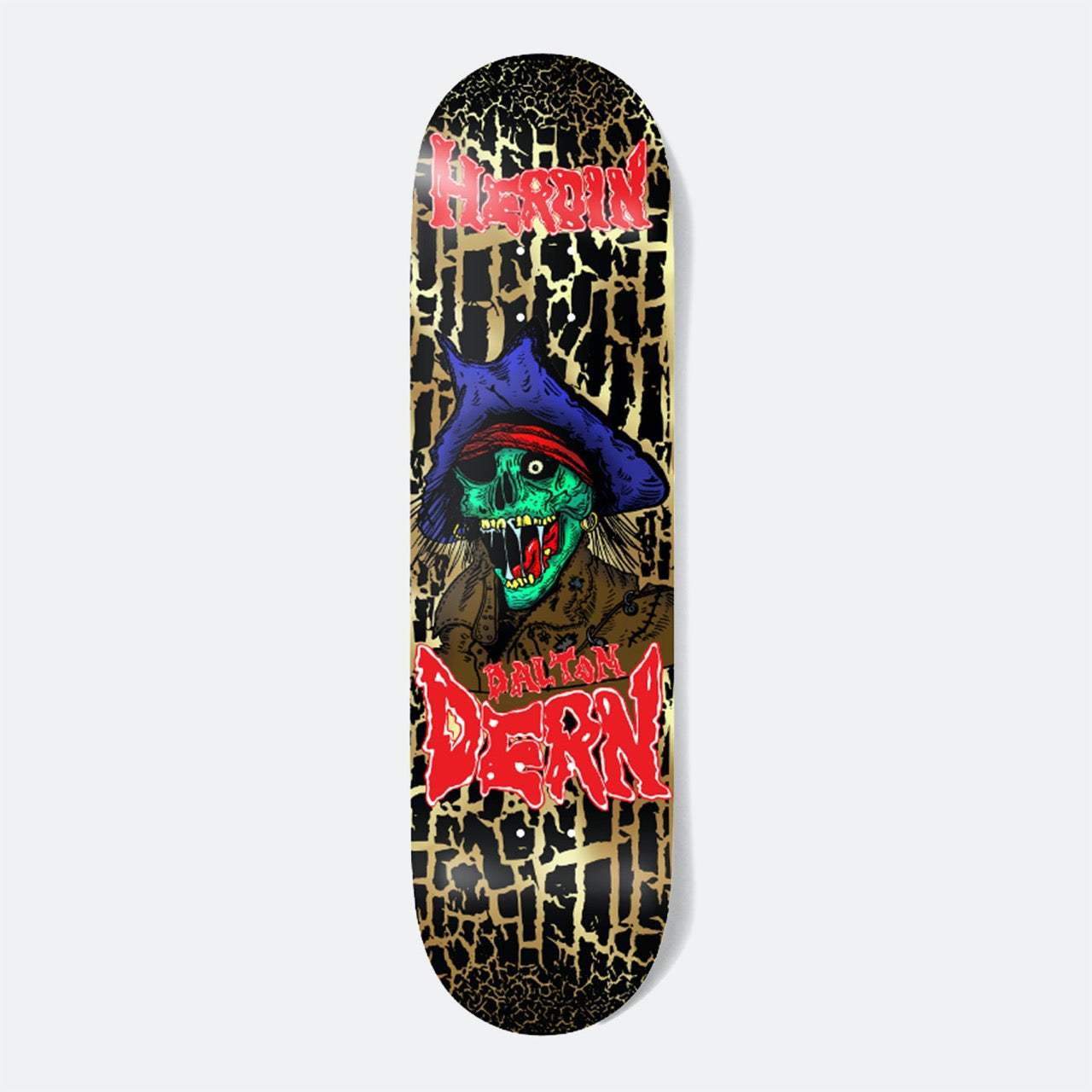 Heroin Skateboards - 8.75" Dalton Dern Pirate Knock Offs 2 Skateboard Deck