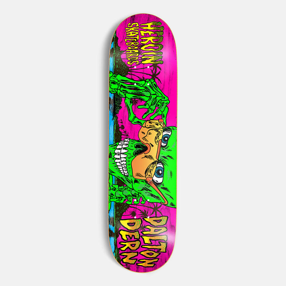 Heroin Skateboards - 8.5" Dalton Dern Skeleton Skateboard Deck