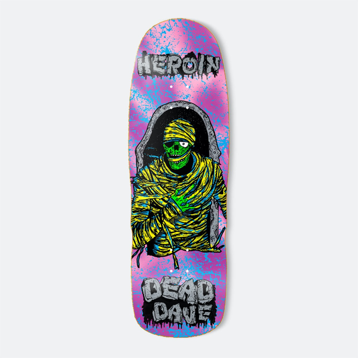 Heroin Skateboards - 10.1" Dead Dave Mummy Knock Offs 2 Skateboard Deck