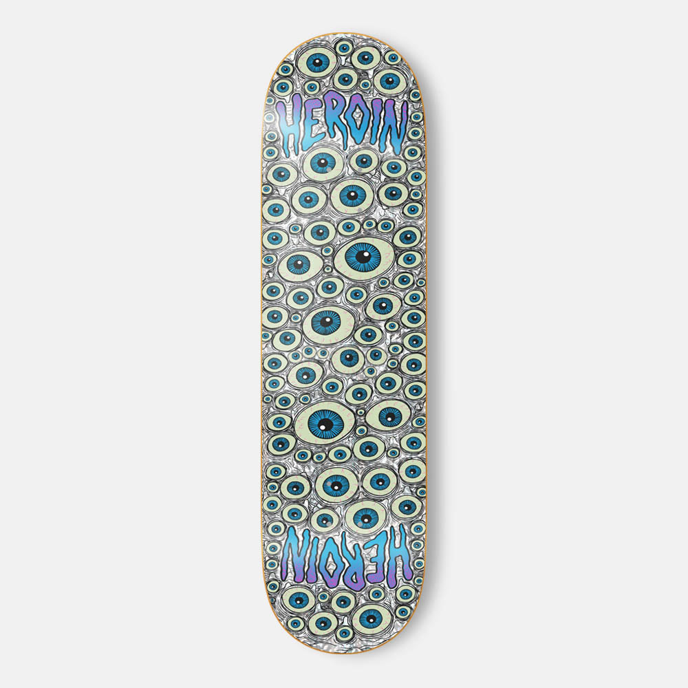 Heroin Skateboards - 8.5" Symmetrical Eyes Skateboard Deck