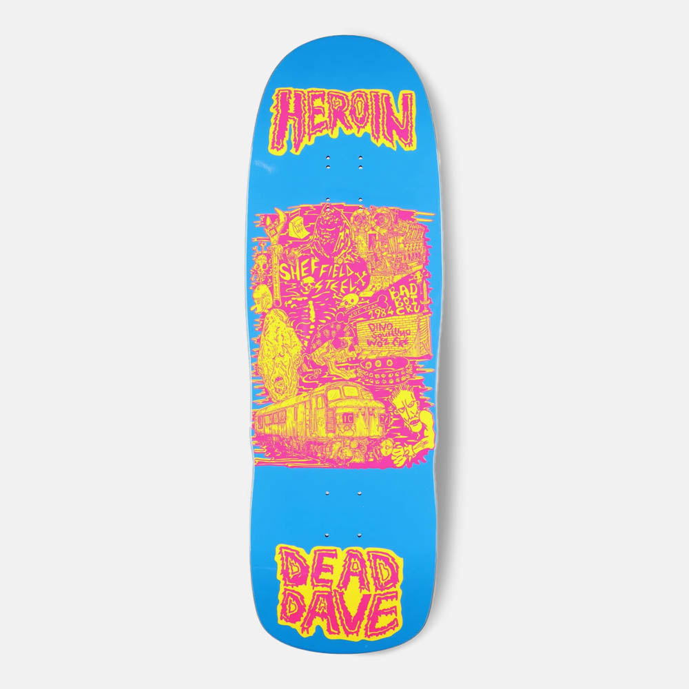 Heroin Skateboards - 10.1" Dead Dave Allegory Of Fear Skateboard Deck