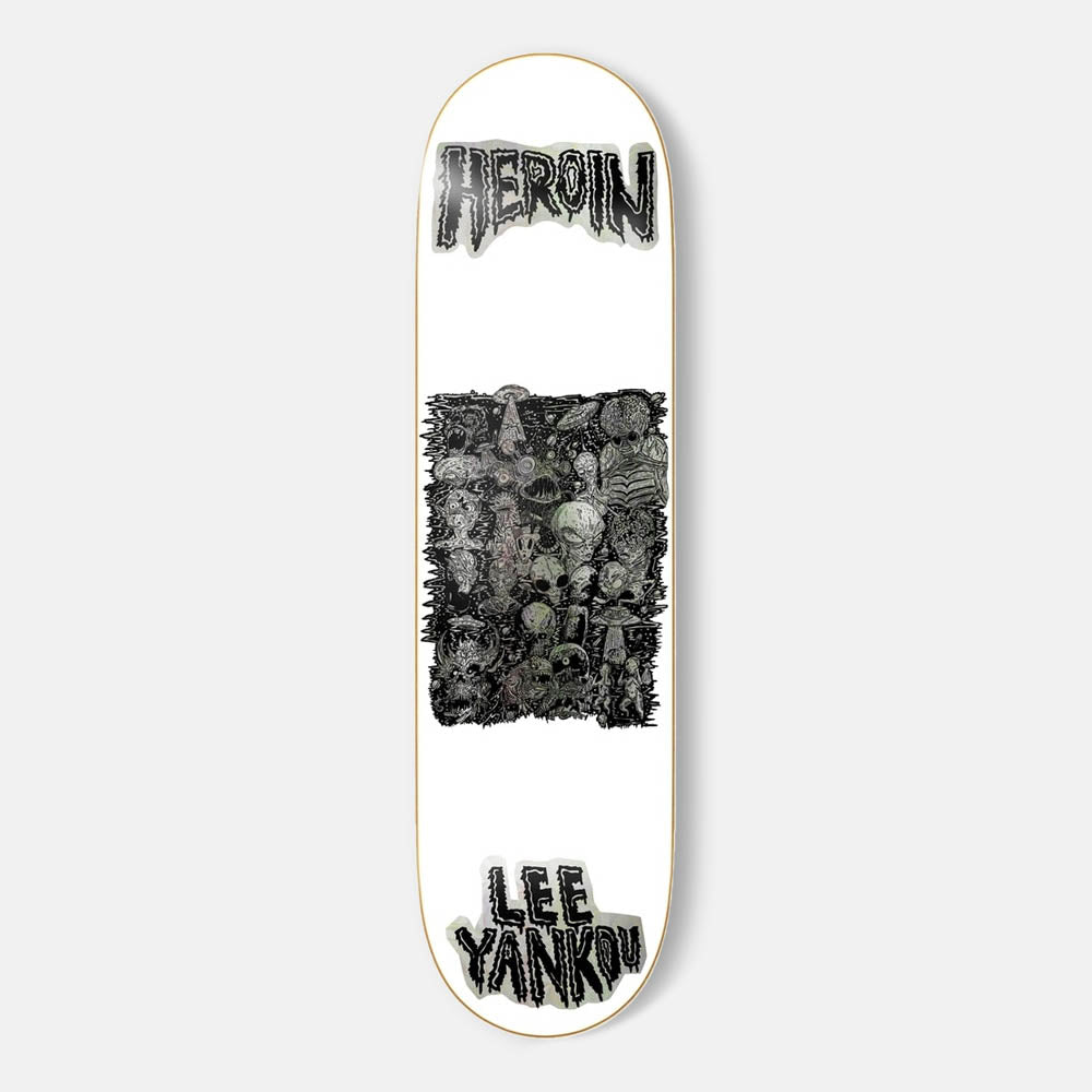 Heroin Skateboards - 8.25" Lee Yankou Allegory Of Fear Skateboard Deck