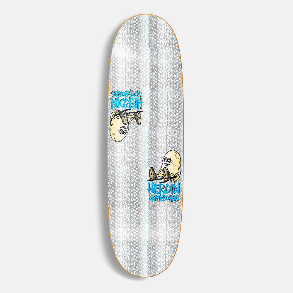 Heroin Skateboards - 9.25" Symmetrical Holo Egg Skateboard Deck