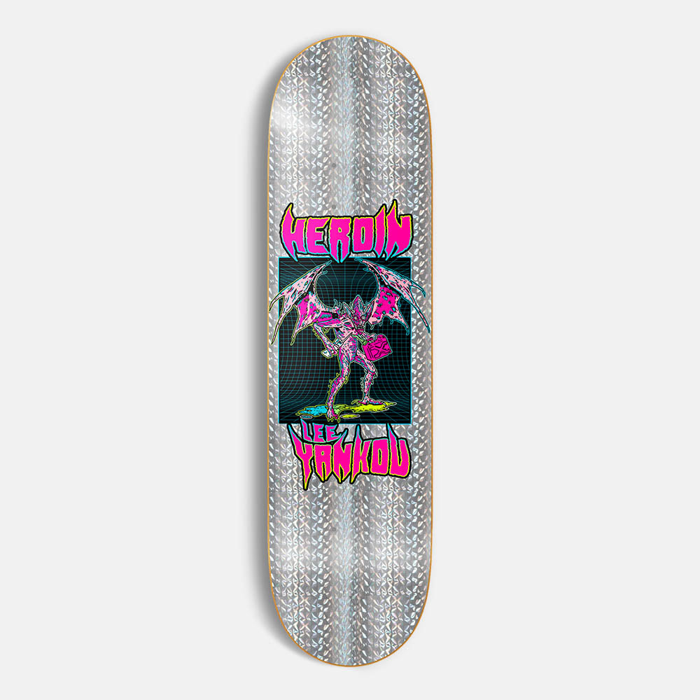 Heroin Skateboards - 8.25" Lee Yankou Hellscape Skateboard Deck