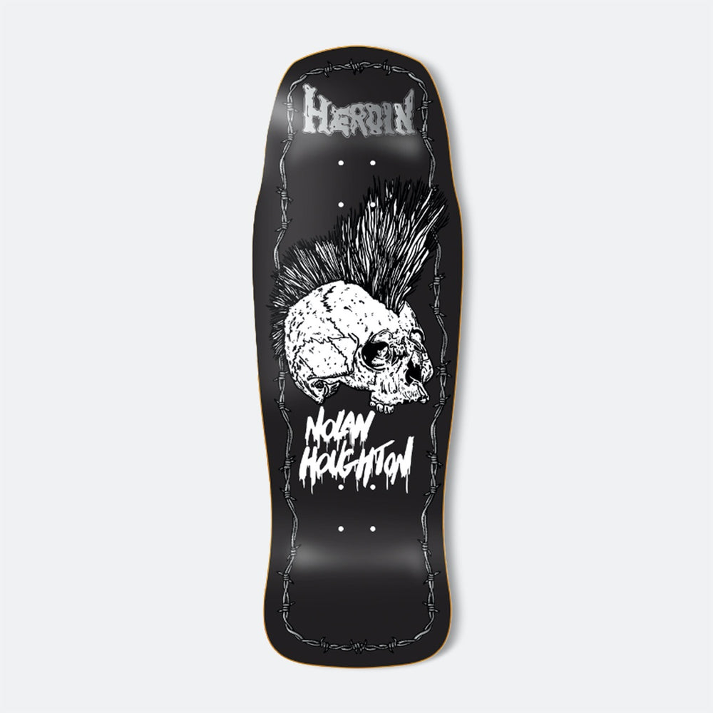 Heroin Skateboards - 10.25" Nolan Houghton Skull Knock Offs 2 Skateboard Deck