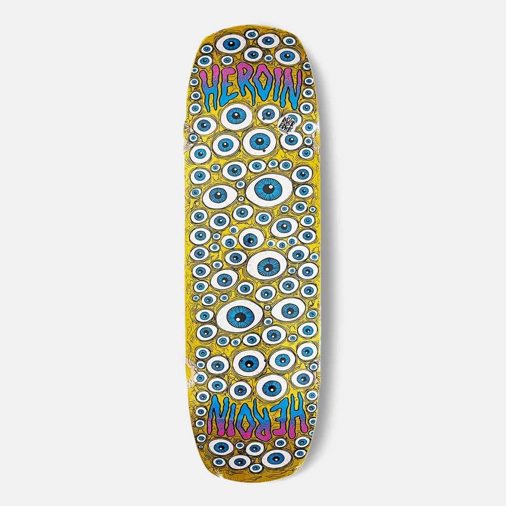 Heroin Skateboards - 9.5" Seeing Double Shovel Skateboard Deck