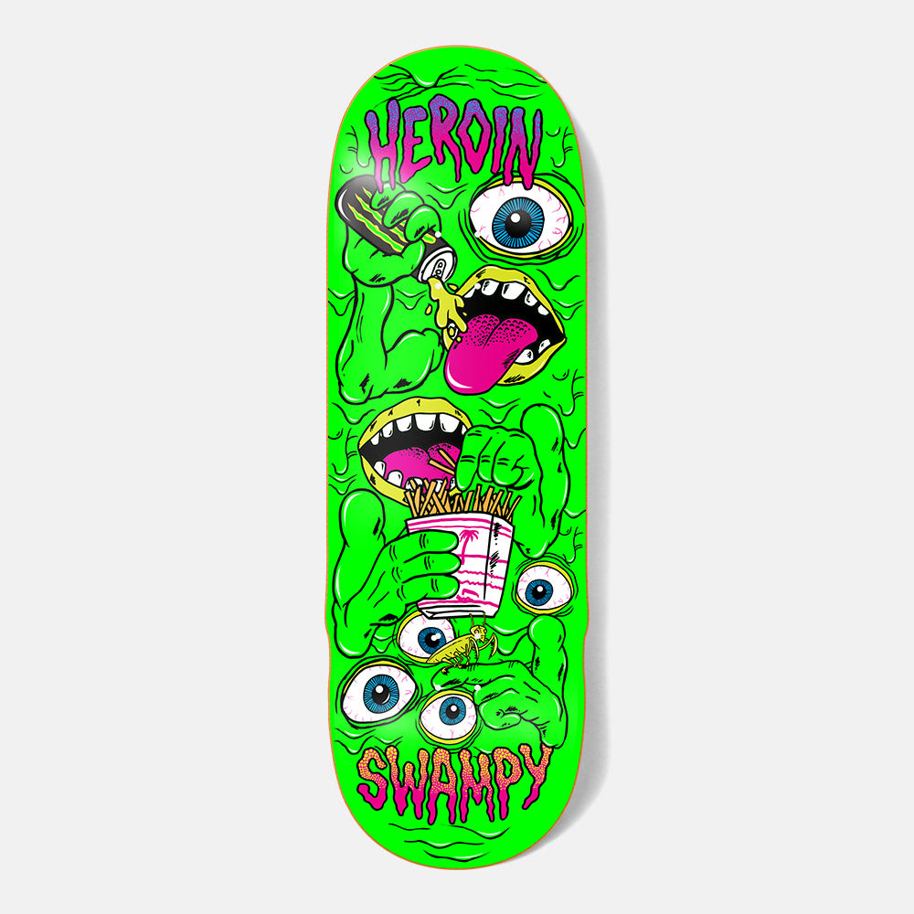Heroin Skateboards - 10.25" Swampy Mutate Or Die Skateboard Deck