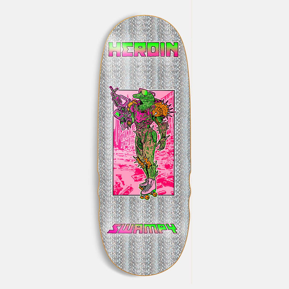 Heroin Skateboards - 10.0" Swampy Hellscape Skateboard Deck