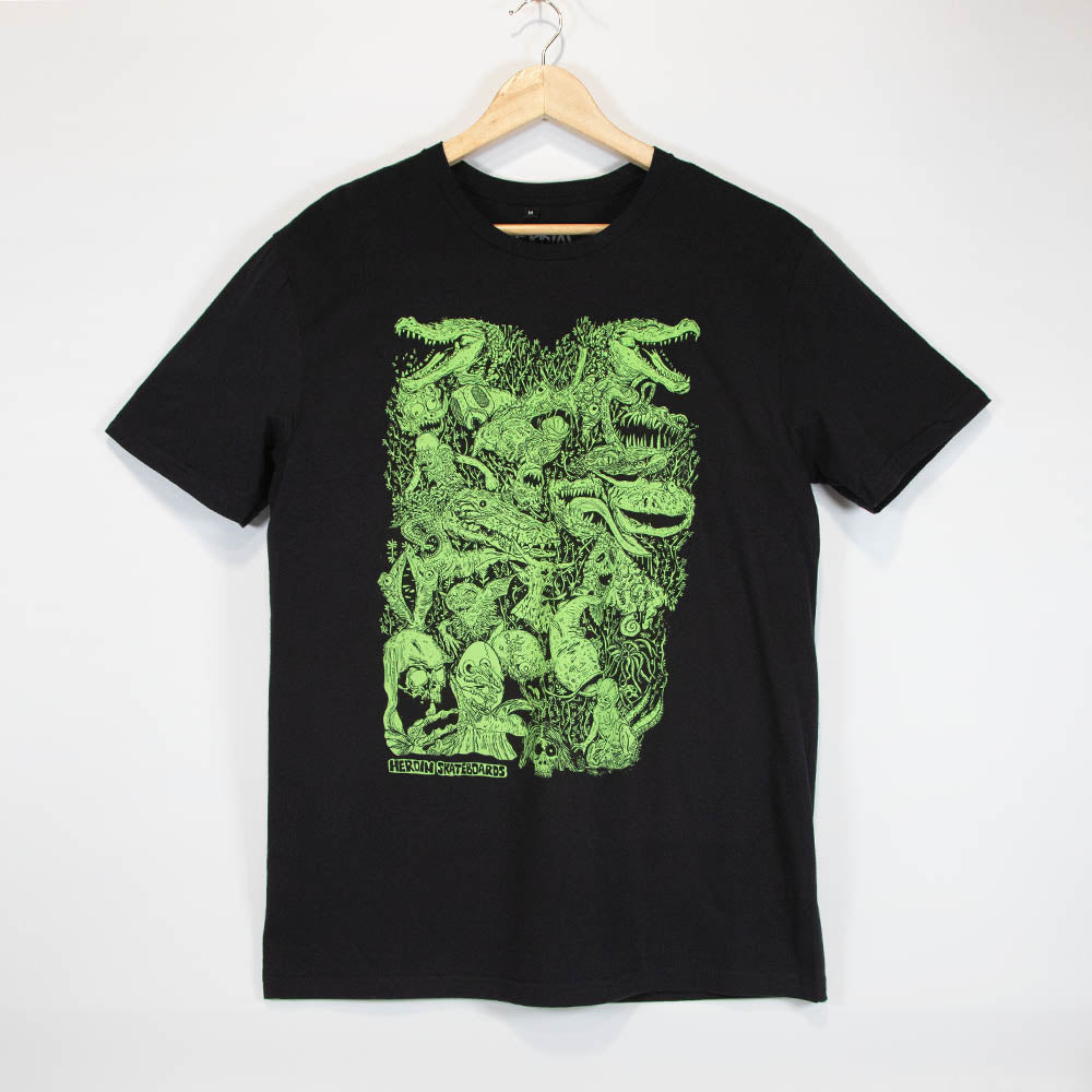 Heroin Skateboards - Allegory Of Fear T-Shirt - Black