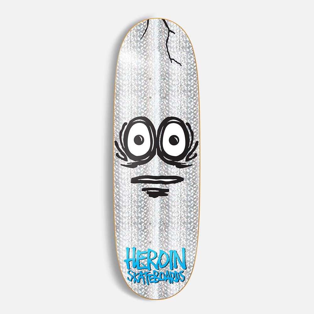 Heroin Skateboards - 10.0" Very Big Holo Egg Skateboard Deck