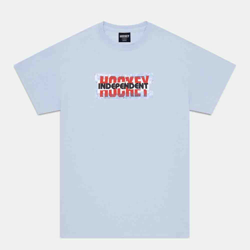 Hockey Skateboards - Decal T-Shirt - Light Blue