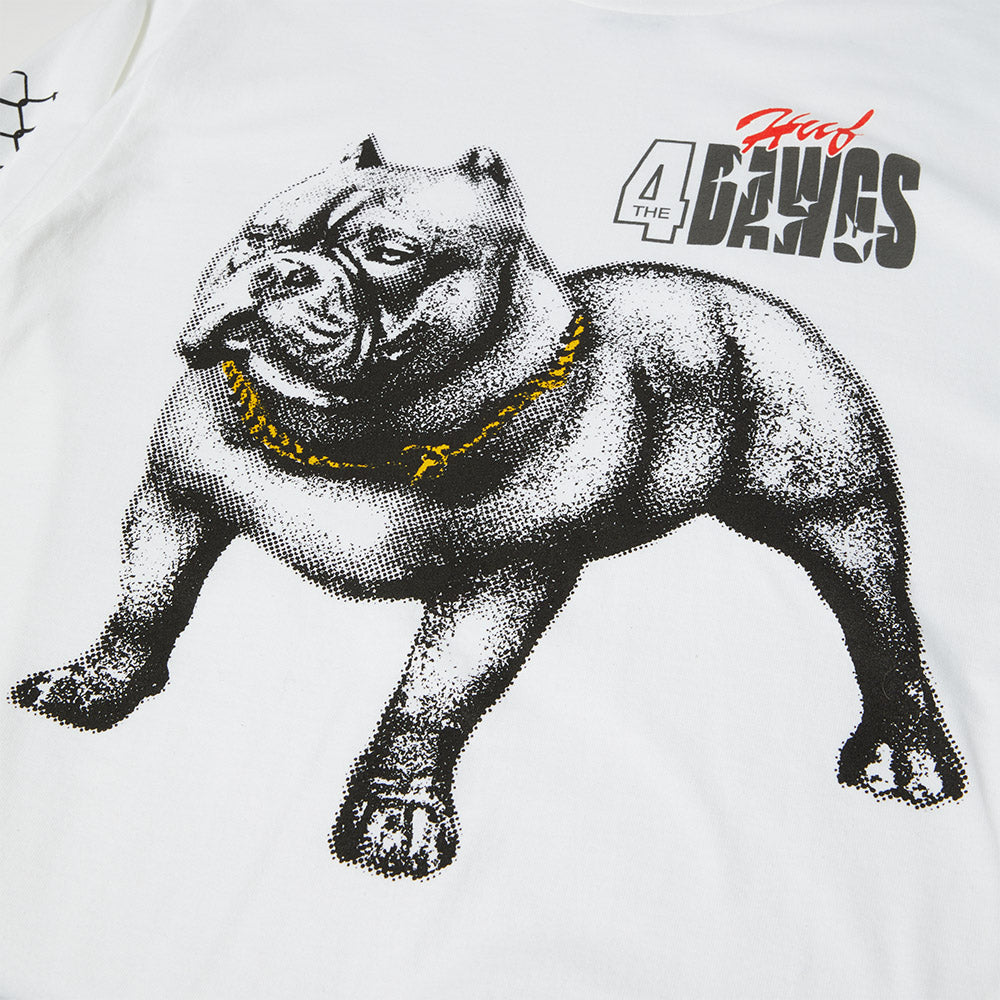Huf - 4 The Dawgs Longsleeve T-Shirt - White