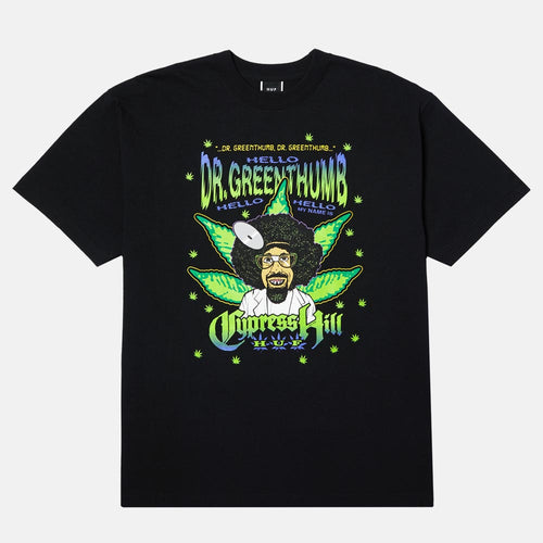 Huf - Cypress Hill Greenthumb T-Shirt - Black